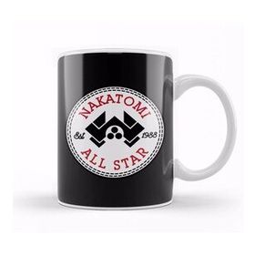 Baskı Dükkanı Die Hard Nakatomi Plaza All Star Converse Logo Kupa Bardak