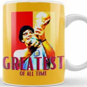 Baskı Dükkanı Diego Armando Maradona Artwork Kupa Bardak