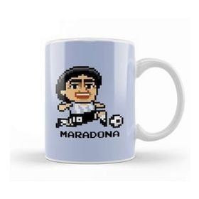 Baskı Dükkanı Diego Maradona Pixel Character Kupa Bardak