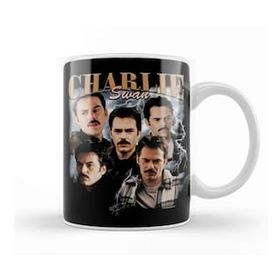 Baskı Dükkanı Dilf Charlie Swan Kupa Bardak