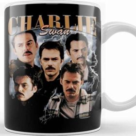 Baskı Dükkanı Dilf Charlie Swan Kupa Bardak