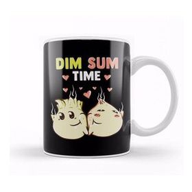 Baskı Dükkanı Dim Sum Time Funny Food Pun Cute Dimsum Beyaz Porselen Kupa Bardak