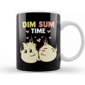 Baskı Dükkanı Dim Sum Time Funny Food Pun Cute Dimsum Beyaz Porselen Kupa Bardak