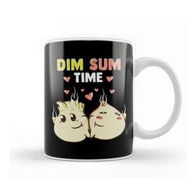 Baskı Dükkanı Dim Sum Time Funny Food Pun Cute Dimsum Beyaz Porselen Kupa Bardak