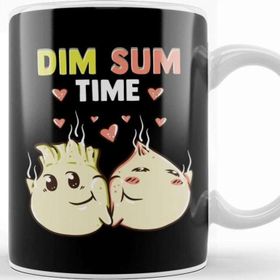 Baskı Dükkanı Dim Sum Time Funny Food Pun Cute Dimsum Beyaz Porselen Kupa Bardak