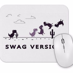 Baskı Dükkanı Dino Swag Version Mouse Pad