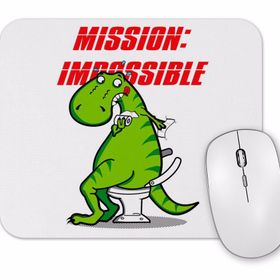 Baskı Dükkanı Dinosaur Dinazor Mission Impossible Mouse Pad