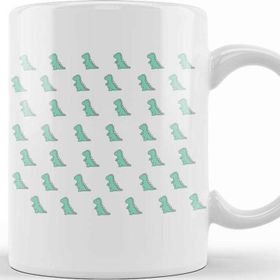Baskı Dükkanı Dinozor Desen Kupa