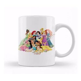Baskı Dükkanı Disney Princesses Are Humans After All 03 Kupa Bardak