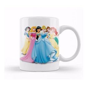 Baskı Dükkanı Disney Princesses Are Humans After All 05 Beyaz 330 ml Porselen Kupa Bardak
