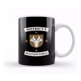 Baskı Dükkanı District 9 Reaction Force Beyaz Porselen Kupa Bardak