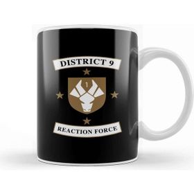 Baskı Dükkanı District 9 Reaction Force Beyaz Porselen Kupa Bardak