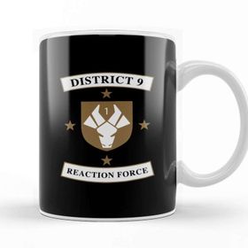 Baskı Dükkanı District 9 Reaction Force Beyaz Porselen Kupa Bardak