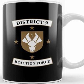 Baskı Dükkanı District 9 Reaction Force Beyaz Porselen Kupa Bardak