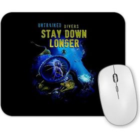 Baskı Dükkanı Diving Dalgıc Mouse Pad