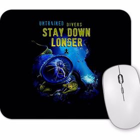Baskı Dükkanı Diving Dalgıc Mouse Pad