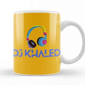 Baskı Dükkanı Dj Khaled Dj Khaled Dj Khaled Art Beyaz Porselen Kupa Bardak