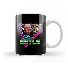 Baskı Dükkanı Doc Antle 80S Retro Tiger King Kupa