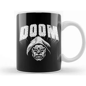 Baskı Dükkanı Doctor Doom Beyaz 330 ml Porselen Kupa Bardak