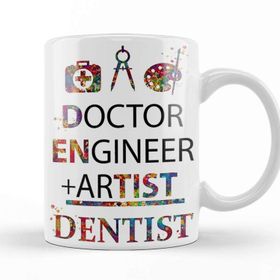 Baskı Dükkanı Doctor Engineer Artist Dentist 024 Kupa Bardak