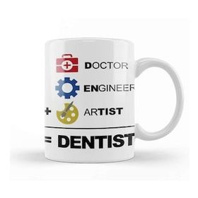 Baskı Dükkanı Doctor Engineer Artist Dentist 025 Kupa Bardak
