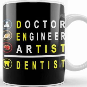 Baskı Dükkanı Doctor Engineer Artist Dentist 026 Kupa Bardak