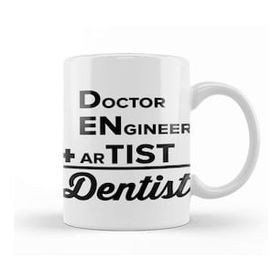 Baskı Dükkanı Doctor Engineer Artist Dentist 027 Kupa Bardak
