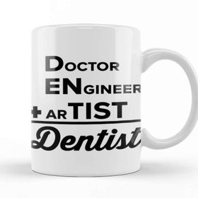 Baskı Dükkanı Doctor Engineer Artist Dentist 027 Kupa Bardak