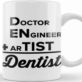 Baskı Dükkanı Doctor Engineer Artist Dentist 027 Kupa Bardak