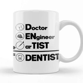 Baskı Dükkanı Doctor Engineer Artist Dentist 03 Kupa Bardak