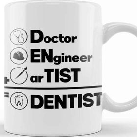 Baskı Dükkanı Doctor Engineer Artist Dentist 03 Kupa Bardak