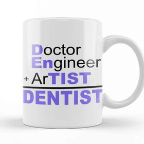 Baskı Dükkanı Doctor Engineer Artist Dentist 032 Kupa Bardak