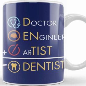 Baskı Dükkanı Doctor Engineer Artist Dentist 035 Kupa Bardak
