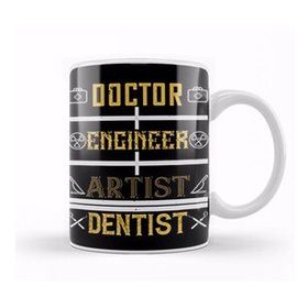 Baskı Dükkanı Doctor Engineer Artist Dentist 06 Kupa Bardak