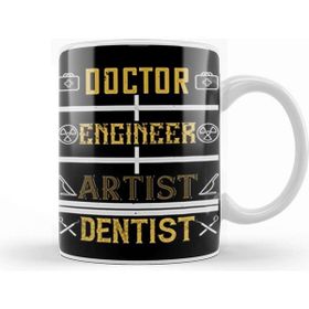 Baskı Dükkanı Doctor Engineer Artist Dentist 06 Kupa Bardak