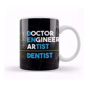 Baskı Dükkanı Doctor Engineer Artist Dentist 09 Kupa Bardak