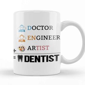 Baskı Dükkanı Doctor Engineer Artist Dentist 34 Kupa Bardak