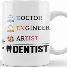 Baskı Dükkanı Doctor Engineer Artist Dentist 34 Kupa Bardak