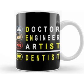 Baskı Dükkanı Doctor Engineer Artist Dentist Kupa Bardak