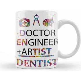 Baskı Dükkanı Doctor Engineer Artist Dentist Kupa Bardak