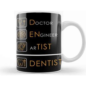 Baskı Dükkanı Doctor Engineer Artist Dentist Kupa Bardak