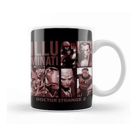 Baskı Dükkanı Doctor Strange Iluminati Squads Kupa Bardak