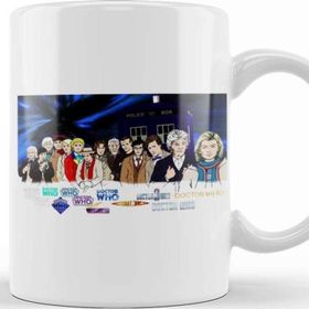 Baskı Dükkanı Doctor Who 14 Doctors Kupa Bardak