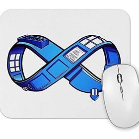 Baskı Dükkanı Doctor Who Endless Tardis Mouse Pad