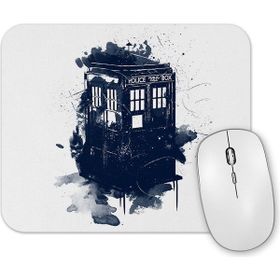 Baskı Dükkanı Doctor Who Tardis Splash Style Mouse Pad