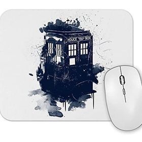 Baskı Dükkanı Doctor Who Tardis Splash Style Mouse Pad