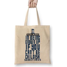 Baskı Dükkanı Doctor Who Tardis Style Bez Çanta
