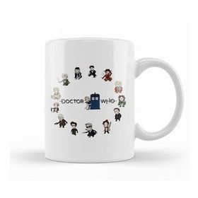 Baskı Dükkanı Doctor Who The Fourteen Doctors Kupa Bardak