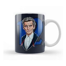 Baskı Dükkanı Doctor Who The Twelfth Doctor Beyaz 330 ml Porselen Kupa Bardak