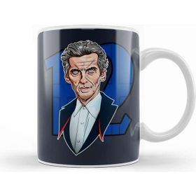 Baskı Dükkanı Doctor Who The Twelfth Doctor Beyaz 330 ml Porselen Kupa Bardak